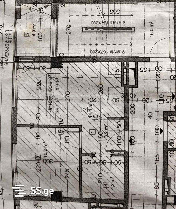 Apartments For Sale two-room 39м² 3/10 floor Tbilisi - photo 2