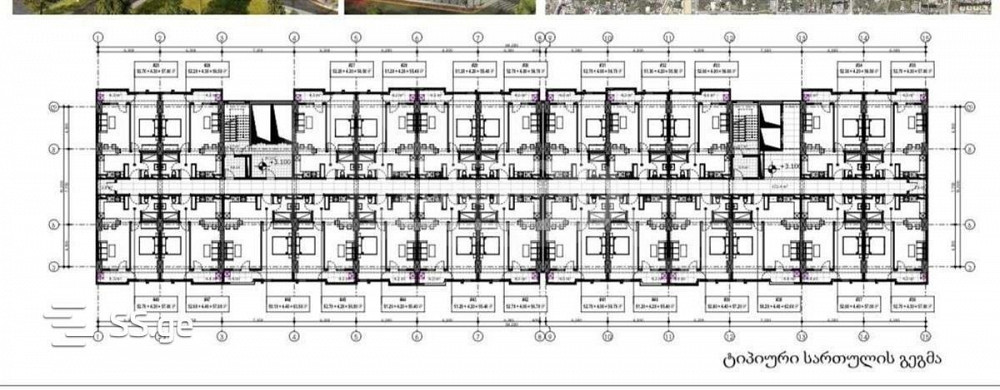 Продам 2-комн. квартиру 55.4м² 7/18 эт. Тбилиси - изображение 6