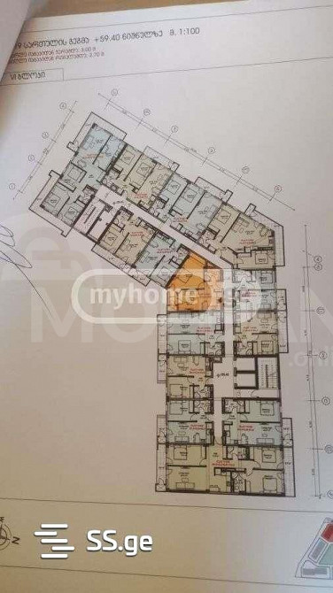 Apartments For Sale two-room 56м² 19/25 floor Tbilisi - photo 4