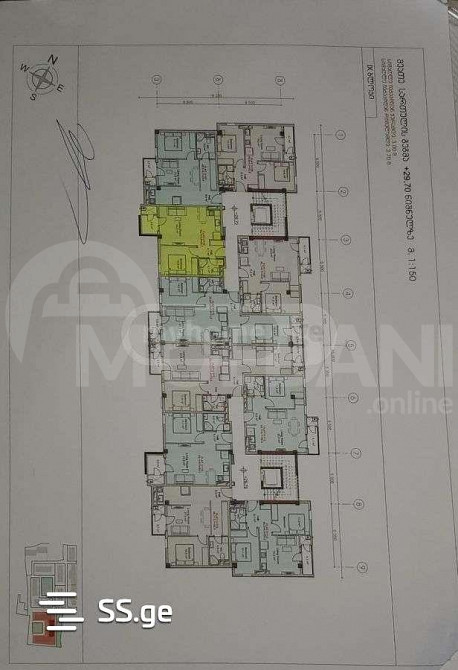 Продам 2-комн. квартиру 50м² 10/10 эт. Тбилиси - изображение 3