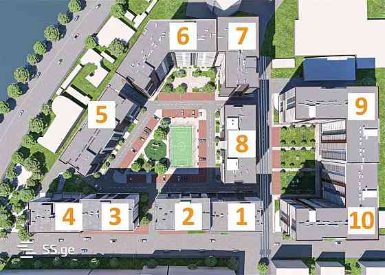 Продам 4-комн. квартиру 101м² 3/22 эт. Тбилиси