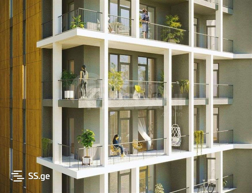 Продам 2-комн. квартиру 56.6м² 2/17 эт. Тбилиси - изображение 5