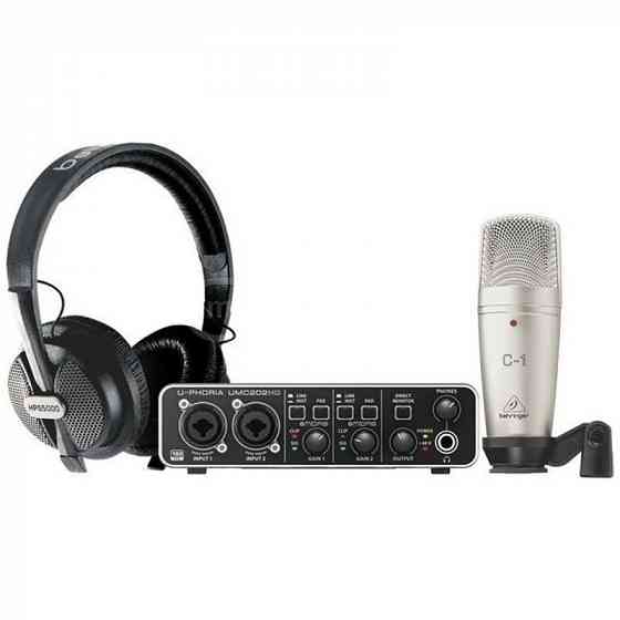 სტუდიური ფექი Behringer U-Phoria Studio PRO; USB Audio-Inter თბილისი