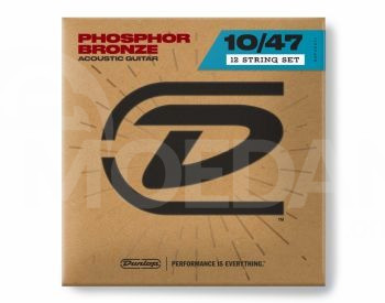 Dunlop PHOSPHOR BRONZE - DAP1047J (12 string ac. guitar set Tbilisi - photo 1