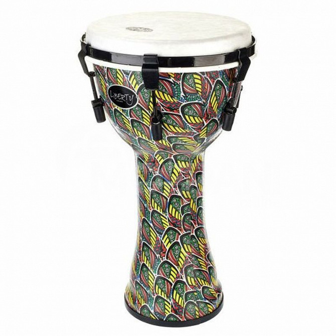 Djembe Gewa 10″ Djembe Liberty Series Hook Tuned Peacok Tbilisi - photo 1