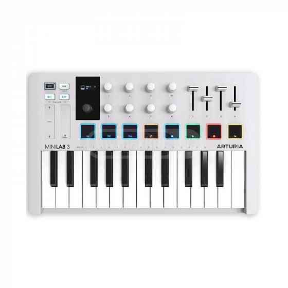 Go to the keyboard Arturia MiniLAB 3 white – 25 Slim-key Controlle Tbilisi