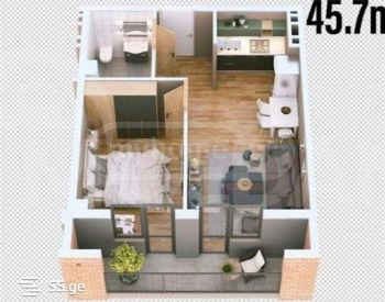 Apartments For Sale one-room 45.7м² 5/12 floor Tbilisi - photo 2