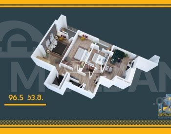 Продам 4-комн. квартиру 98.9м² 12/12 эт. Тбилиси - изображение 1