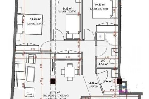 იყიდება 4 ოთახიანი ბინას 100.2მ² 12/13 სართ თბილისი - photo 6