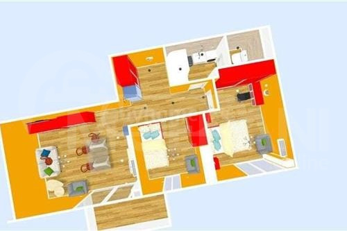 იყიდება 3 ოთახიანი ბინას 70მ² 10/15 სართ თბილისი - photo 1