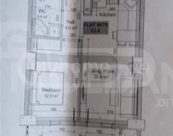 Apartments For Sale two-room 53.4м² 8/19 floor Tbilisi - photo 2