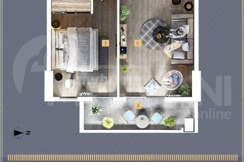 Apartments For Sale two-room 56.5м² 14/16 floor Tbilisi - photo 6