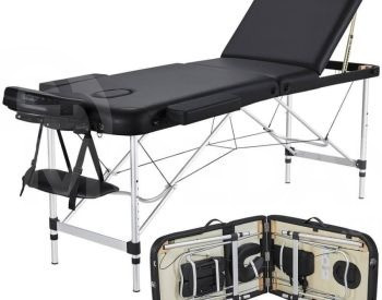 მასაჟის მაგიდა დასაკეცი (ალუმინის ფეხზე) თბილისი - photo 1