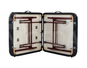 მასაჟის მაგიდა პროფესიონალური (დასაკეცი )ალუმინის ფეხზე. თბილისი - photo 3