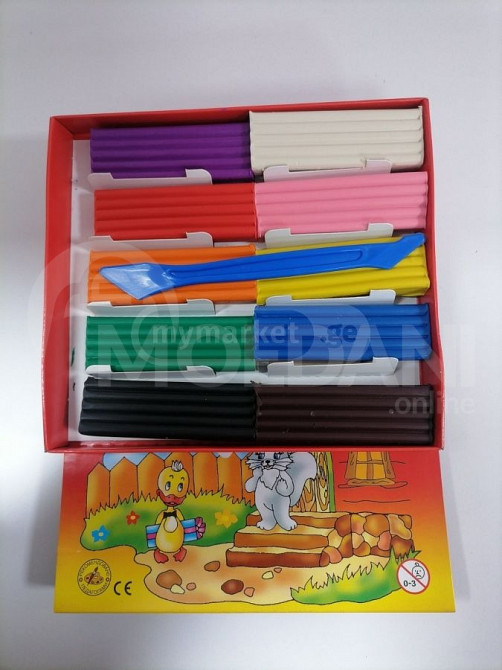 Пластилин 10 цветов. Тбилиси - изображение 1