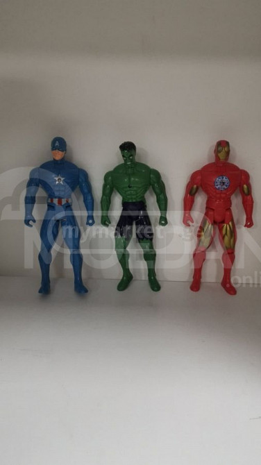 Детский набор игрушек супергероев Человека-Паука Халка Би Тбилиси - изображение 1