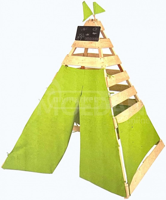 Европейская деревянная детская палатка Spielzelt Tipi, игровая палатка Тбилиси - изображение 1