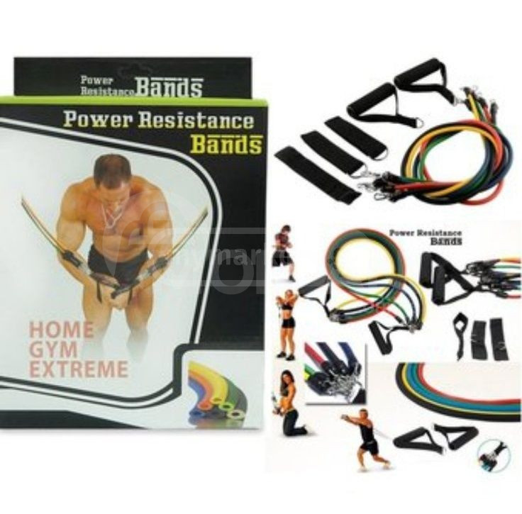 სავარჯიშო მოწყობილობა მულტიფუნქციური ესპანდერი ჟგუტი რეზინი თბილისი - photo 1