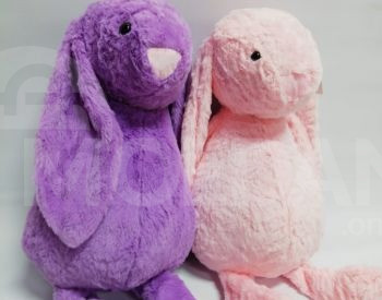 ფუმფულა კურდღელი რბილი სათამაშო თბილისი - photo 2