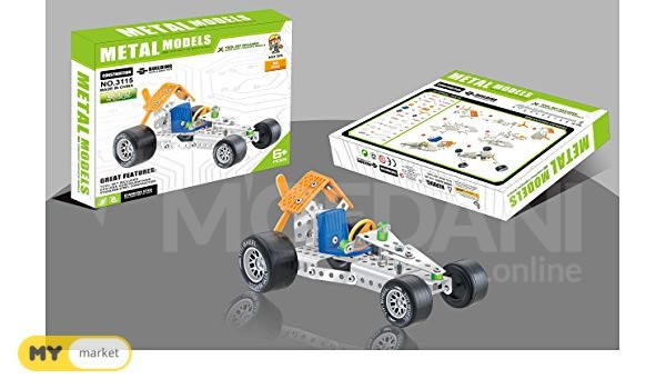 საბავშვო მეტალის კონსტრუქტორი სათამაშო მანქანა თბილისი - photo 1