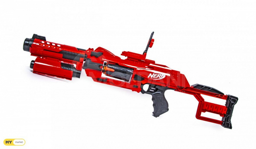 nerf - ის ნერფის თოფი ბარაბნით (ახალი) თბილისი - photo 1