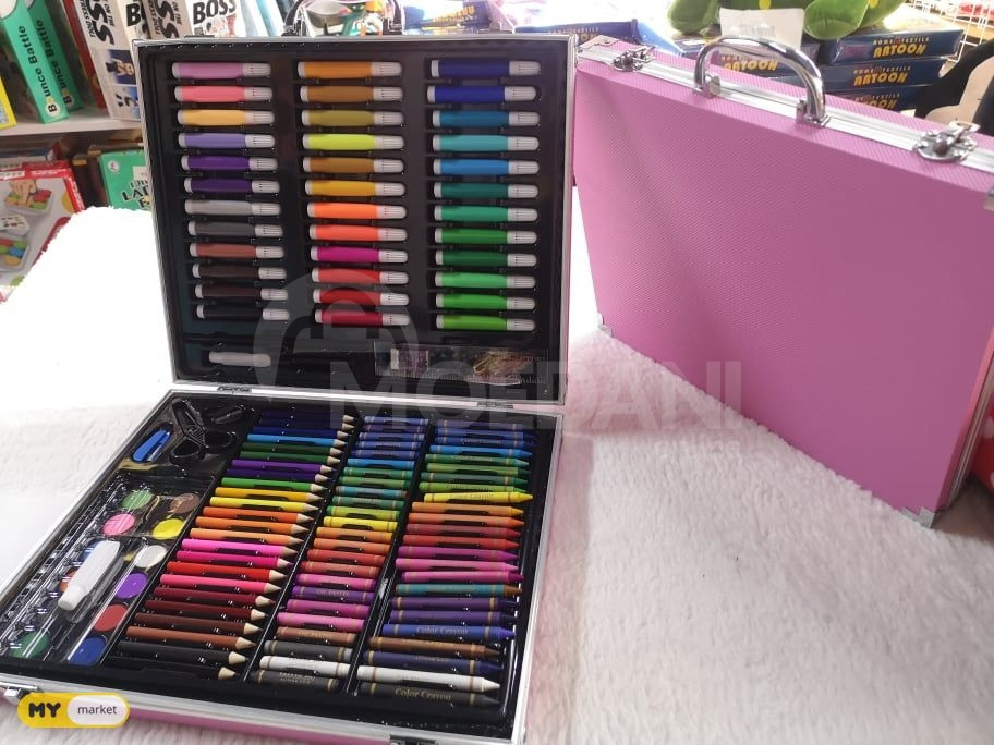 Markers, pastels, pencils, watercolors, drawing set Tbilisi - photo 1