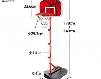 Children's toy sports basketball shield (stand) Tbilisi - photo 3