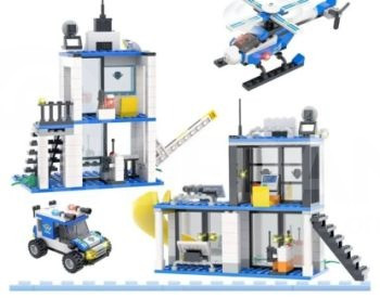 საბავშვო სათამაშო ლეგო პოლიციის ნაკრები ასაწყობი კუბიკები თბილისი - photo 2