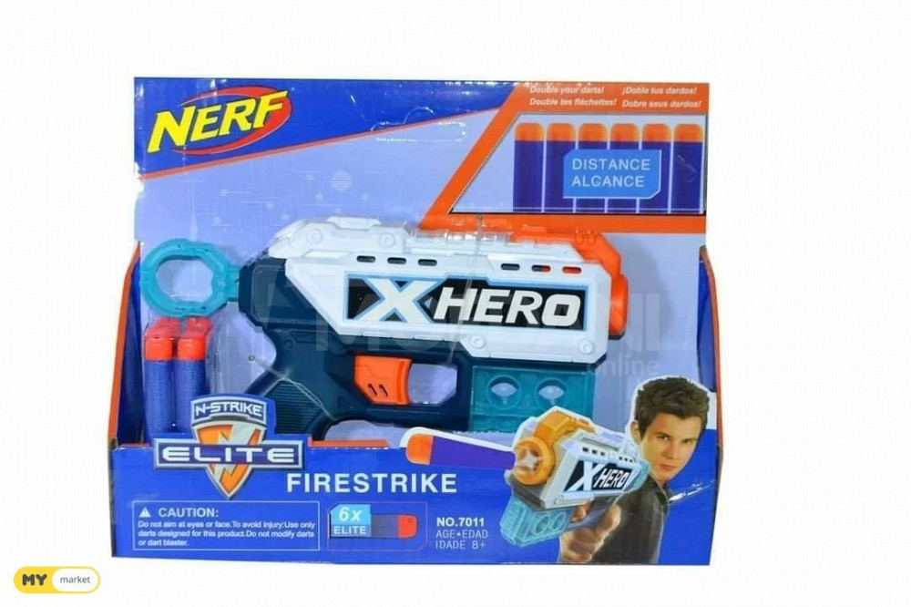 Детская игрушка NERF Xhero Nerf Gun Тбилиси - изображение 1