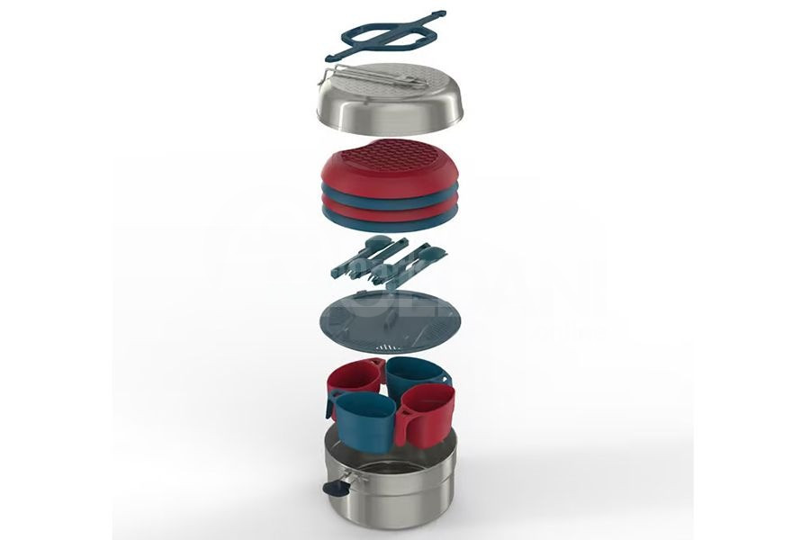 ტურისტული ჭურჭელი Quechua 4 ადამიანზე ნაკრები თბილისი - photo 1