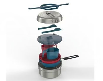 Tourist tableware Quechua set for 2 people Tbilisi - photo 1