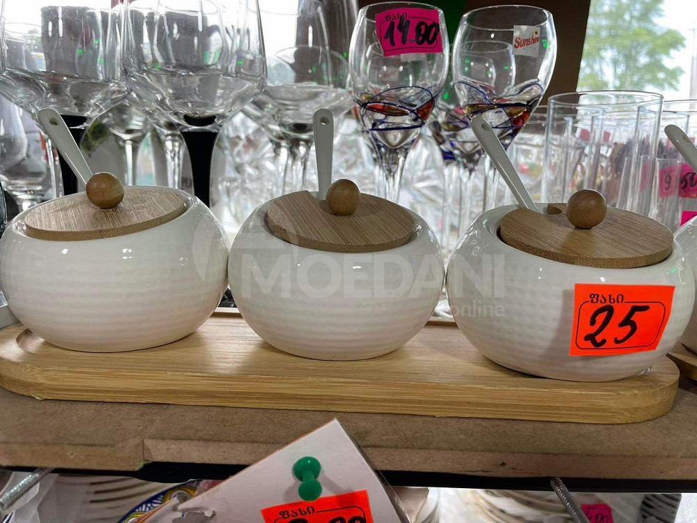 Кухонные принадлежности красивые стеклянные контейнеры Тбилиси - изображение 1