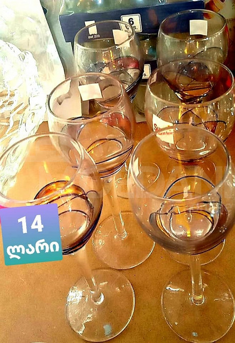 ღვინის ჭიქები თბილისი - photo 1