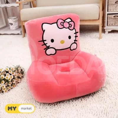 საბავშვო რბილი სავარძელი Hello Kitty პუფი თბილისი - photo 1