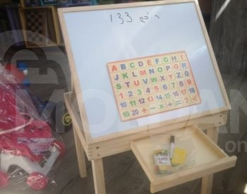 Two-sided children's drawing board wooden board with drawers Tbilisi - photo 1