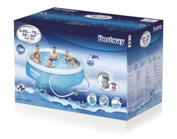 Pool with filter 3.05 x 76 cm. Free Shipping! 3,648 liters Tbilisi - photo 1