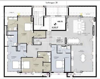 Apartments For Sale seven-room + 588м² 20/21 floor Tbilisi - photo 2