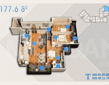 Apartments For Sale four-room 177м² 11/28 floor Tbilisi - photo 2