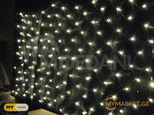 New Year's decoration LED lighting grid Tbilisi - photo 1