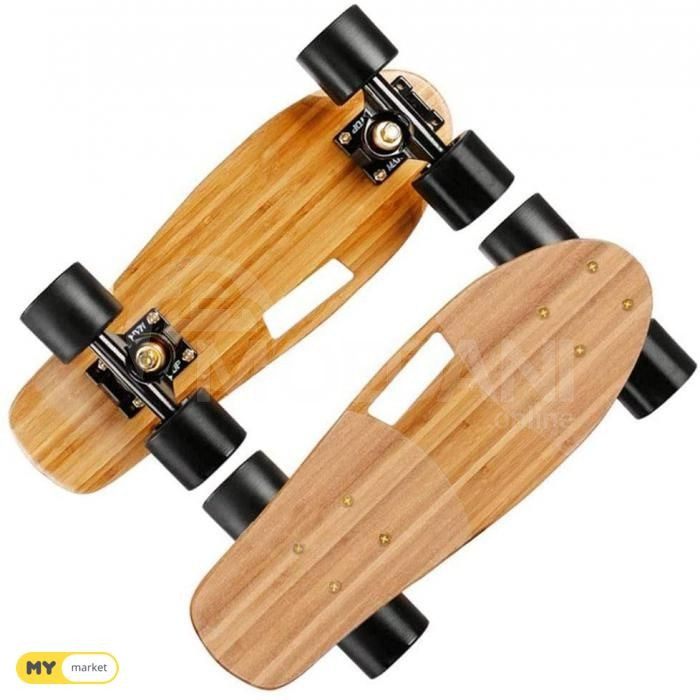 Деревянный скейтборд (пенниборд) высшего качества. Тбилиси - изображение 1