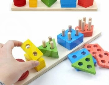 ხის საბავშვო ხელის მოტორიკის გასავითარებელი სათამაშო თბილისი - photo 2