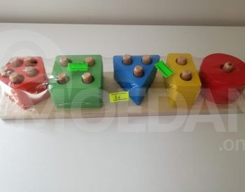 ხის საბავშვო ხელის მოტორიკის გასავითარებელი სათამაშო თბილისი - photo 1