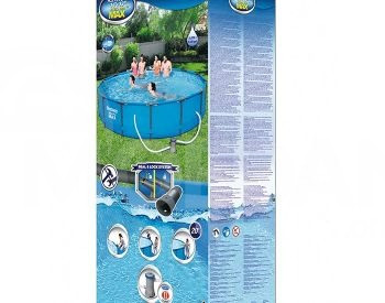 კარკასული აუზი 10220 ლიტრი Bestway 56595 ზომა: 427 x 84 თბილისი - photo 4