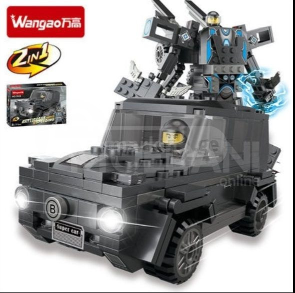 საბავშვო ასაწყობი სათამაშო ლეგო სპორტული მანქანა თბილისი - photo 1