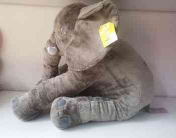 რბილი (ფუმფულა ) სათამაშო სპილო 50სმ Тбилиси