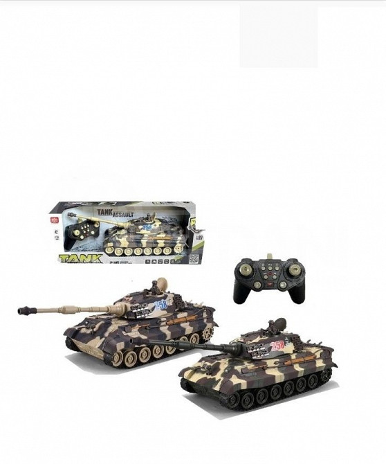 სათამაშოები ტანკი საბავშვო სათამაშო დისტანციური ტანკი თბილისი - photo 1