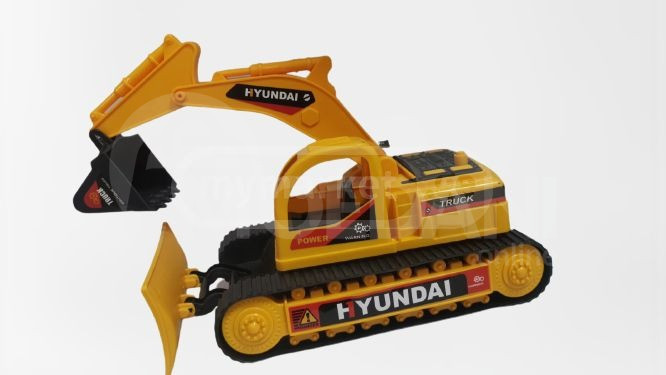 საბავშვო სათამაშო ტრაქტორი სამშენებლო მექანიკური მანქანა თბილისი - photo 1