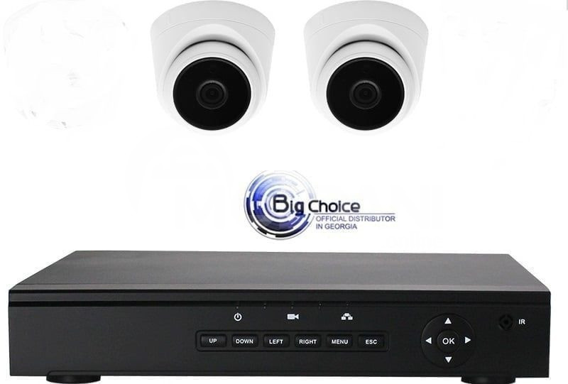 Full set with 8 cameras 2.0 MP HD - 818 GEL Tbilisi - photo 1
