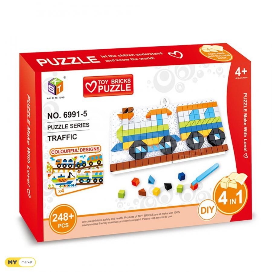 სათამაშო ხის კონსტრუქტორი ფაზლი (პაზლი) თბილისი - photo 1