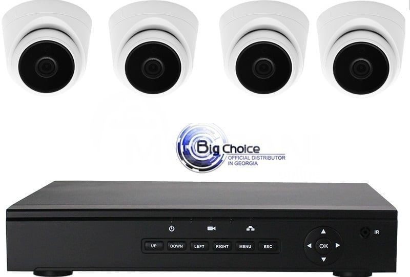 4 კამერიანი 2.0 MP HD კომპლექტი - 498 ლარი თბილისი - photo 1